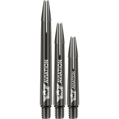 Bull's Aviation Aluminium Shafts Dark Aluminium, Shaft Länge: Intermediate, Farbe: Anthracite