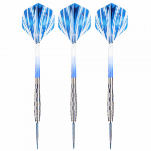 Steeldart Azza ist aus 90% Tungsten, Silber Blau, 22gr