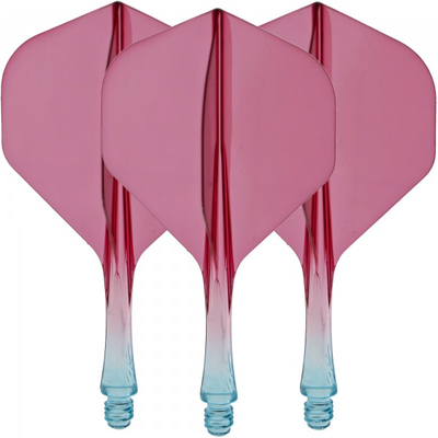 Caliburn SUP integrierte Dart Flights, No2, blau lila transparent