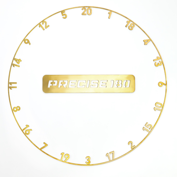 Precise180 | OnePiece Lasercut Number Ring | Gold, Farbe / Coating: Gold, 5 image