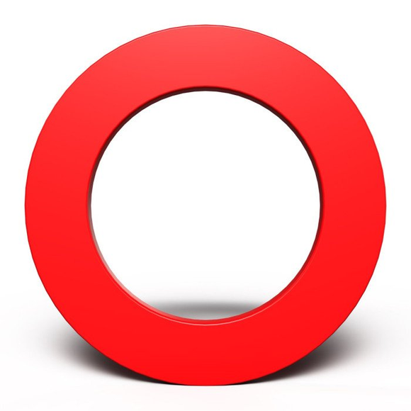 Bull's Premium PU Dartboard Surround, Farbe: Rot