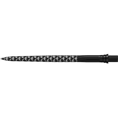 Mission Caliburn EVO Dart Points - Mission Logo - Schwarz, Länge: 38mm