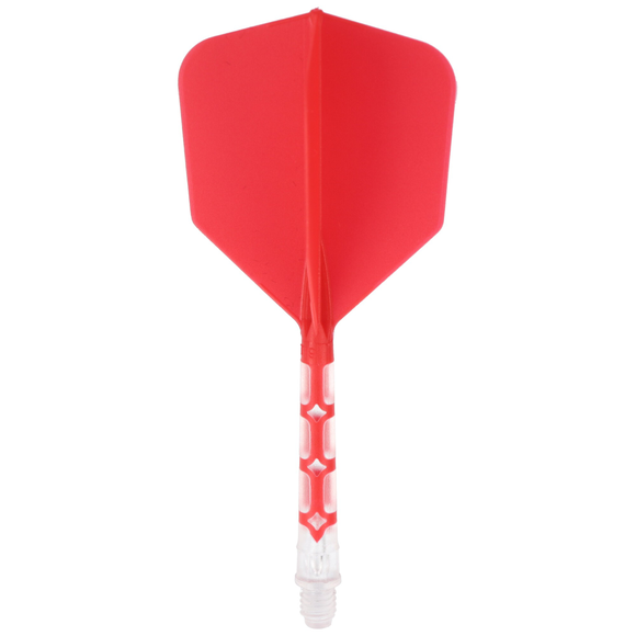 Cuesoul integrierte Dart Flights AK7, Standard L, rot transparent, 5 image