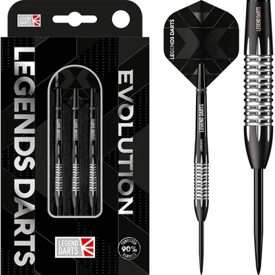 Legend Dart Evolution B 03  Black Milled Bomb, Gewicht: 22