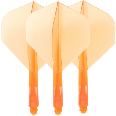 Dartflight Zero Stress, Standard S, short, Orange, 21,5mm