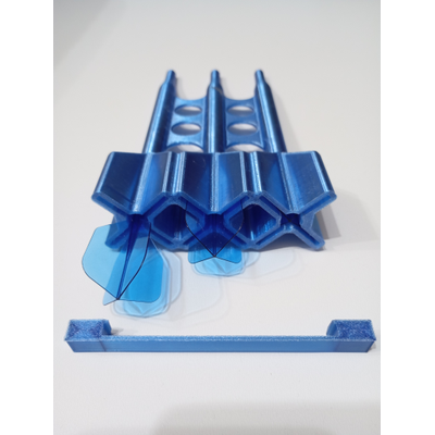 Dart Case Kunststoff Box Aufbewahrung Turnier Wallet Tasche Krystal Hardcover