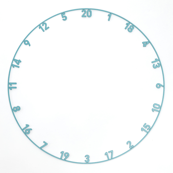 Precise180 | OnePiece Lasercut Number Ring | Infinity Blue, Farbe / Coating: Infinity Blue, 5 image