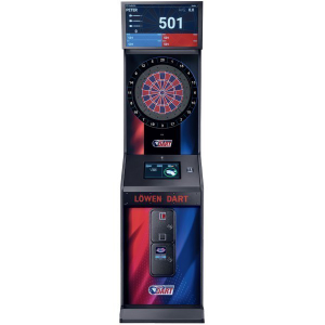 LÖWEN DART HB10 ROT-BLAU Dartautomat mit 2 Displays