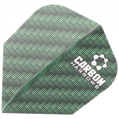 Harrows Carbon Flights, 3 Stück, grün