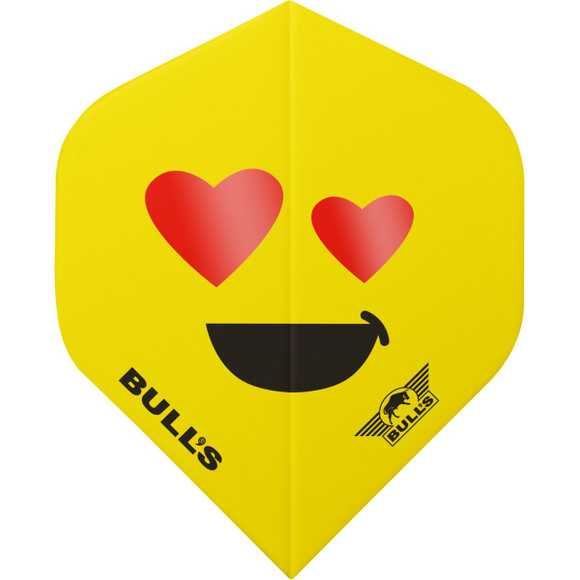Bull's Smiley 100 Heart-eyes Std.Flights
