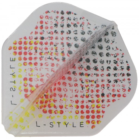 L-Style EZ L- Flights, L1, Type B, Gabriel Clemens, V4, klar-weiß, 3 Stück