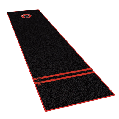BULL'S Dartteppich "Carpet Mat 80x280 cm" schwarz