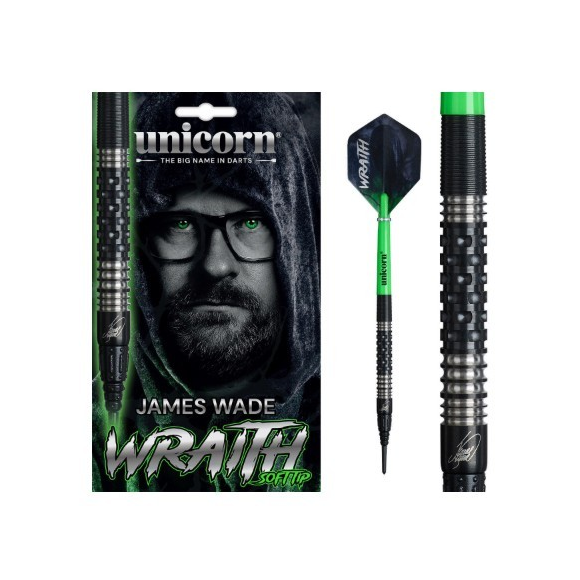 Unicorn Wraith James Wade P2 Softdart, 90% Tungsten, 19 Gramm