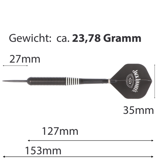 JACK DANIELS STEELDART-SET, OLD NO.7, 22 GRAMM, 7 image