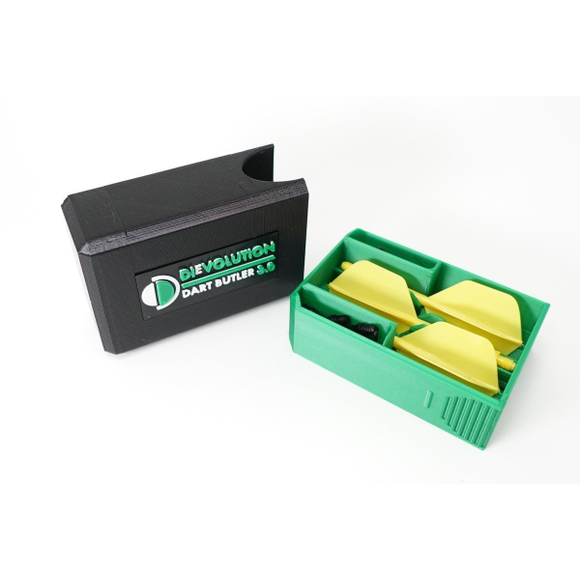DIEVOLUTION DartButler 3.0 - Dartsbox/ Zubehörbox/ Aufbewahrung für Dartzubehör