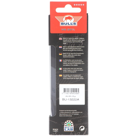 Bull's V8 A, Steeldart, 90% Tungsten, 22 Gramm, 7 image
