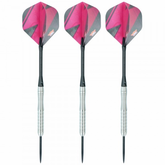 Bulls Lightning Pink Steeldart, 80% Tungsten, 22 Gramm