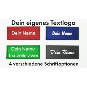 Dein eigenes Textlogo für die Dart Cases