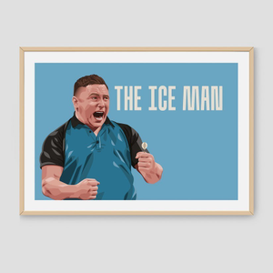 Darts Art Gerwyn Price - Print, Design: Gerwyn Price, Format: A3