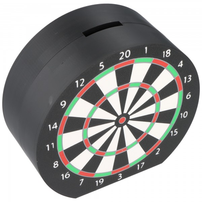 Steel Dartboard, die Dartboard Design Spardose, 139 x 130 x 60mm