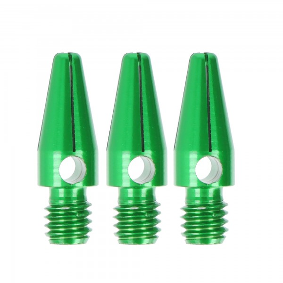 Aluminium Dart Shaft Grün, Micro, 3 Stück