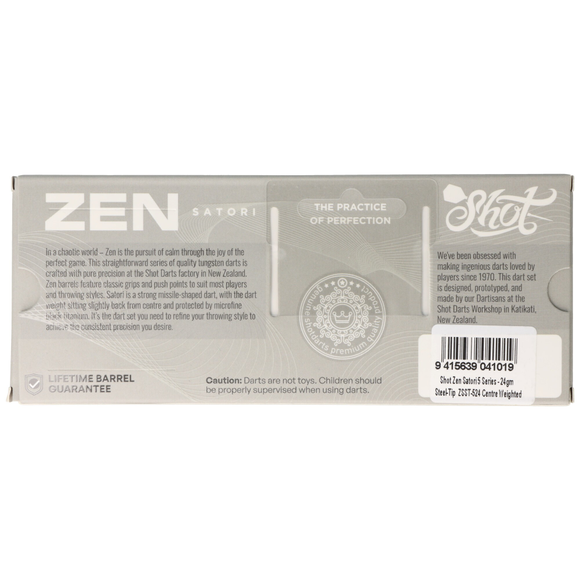Zen Satori Steeldart schwarz, 90% Tungsten, 24 Gramm, 10 image