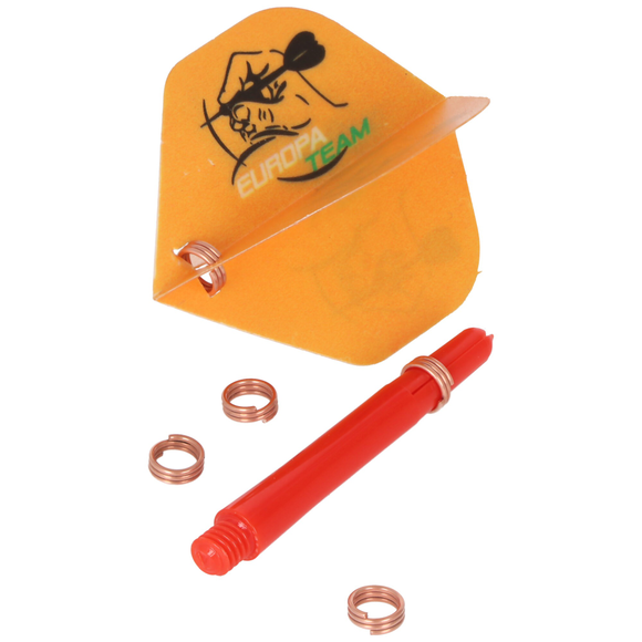 Federschaftringe, Schaftringe Bronze, 5 Stück, 2 image