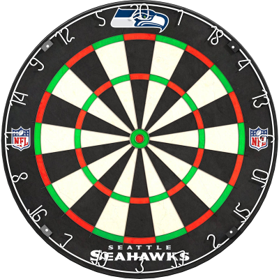 Dartboard offiziell Seattle Seahawks Branding