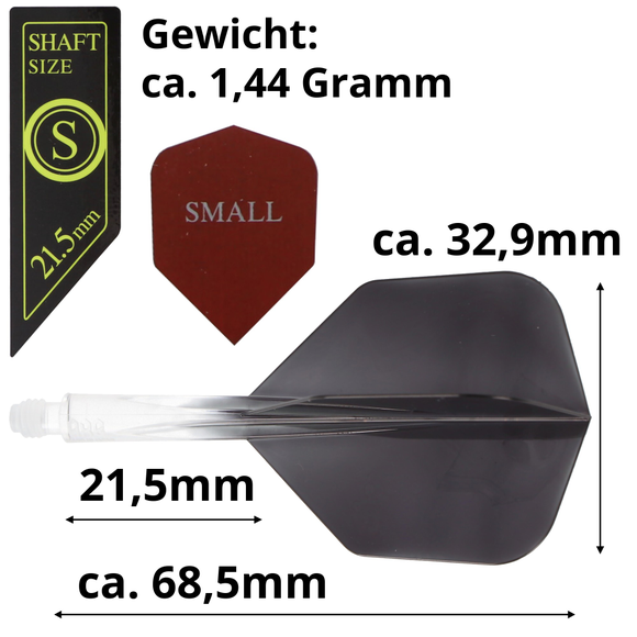 Condor AXE, schwarz Transparent, Gr. S, Small, 21.5mm, 6 image