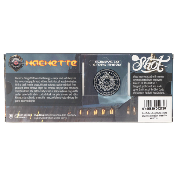 Shot Future Knights Hachette Steeldart, 90% Tungsten, 8 image