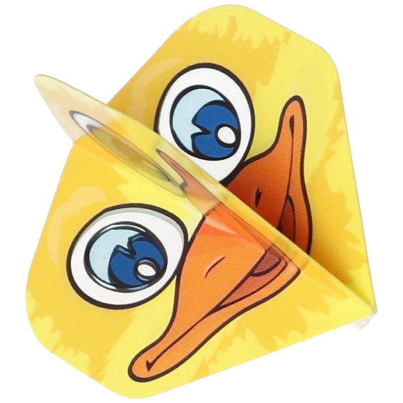 Dartflight gelb, Motiv Ente, 3er Set, 3 image