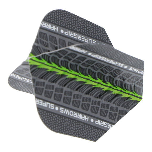 Harrows Supergrip-Flights, 3 Stück, grün, 5 image