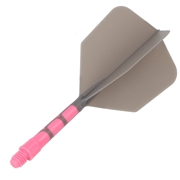 Cuesoul integrierte Dart Flights AK7, Standard M, grau pink, 2 image