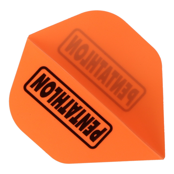 Pentathlon HD100 Dart Flights, neonorange, 3 Stück, 2 image