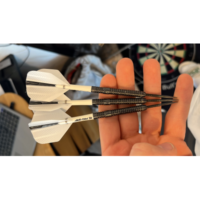 Steel Dart Barrel Zylinder Grip1 V6 (21gr) längere Spitzen