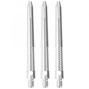 Aluminium Schaft silber sharkskin, 48mm, 3-er Set