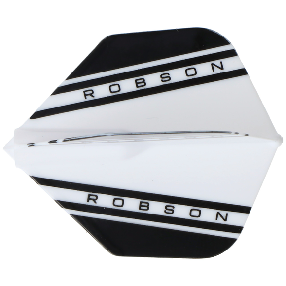 ROBSON PLUS V Dart Flights weiss, No.2, 40,5 x 35,8mm, 3 image
