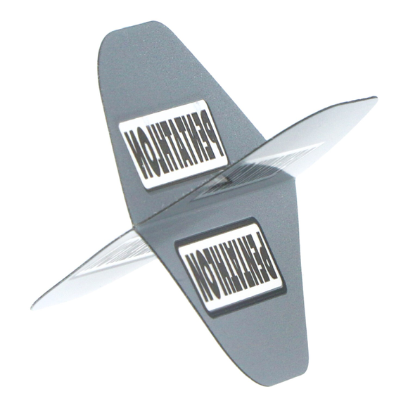 Pentathlon HD100 Dart Flights, silber, 3 Stück, 5 image