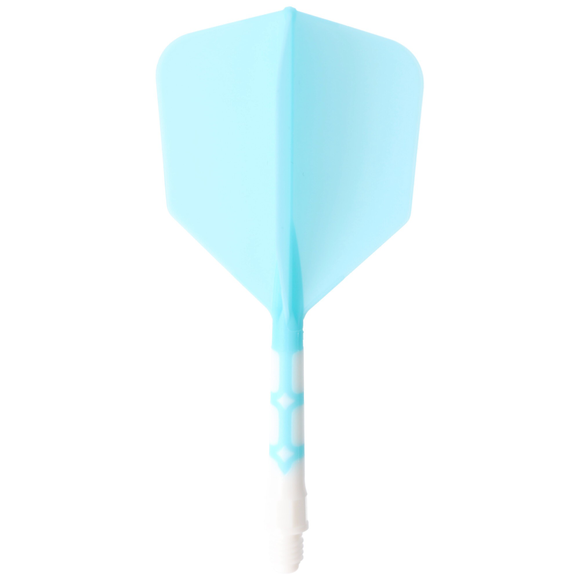 Cuesoul integrierte Dart Flights AK7, Standard M, hellblau weiß, 5 image
