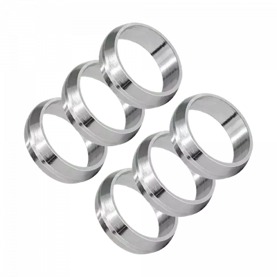 Harrows Pyramid Rings - 6 Stück - Silber