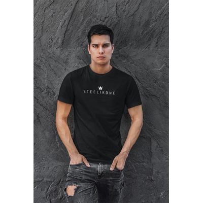 STEELIKONE T-Shirt - Crown, Farbe: Schwarz, Größe: S