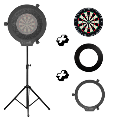 ​Mobiles Scolia Home Autoscoring Bundle, Home 2 Version: Vollversion (ohne Abo), Surround Farbe: Schwarz, Dartboard: Bull's NL NPQ