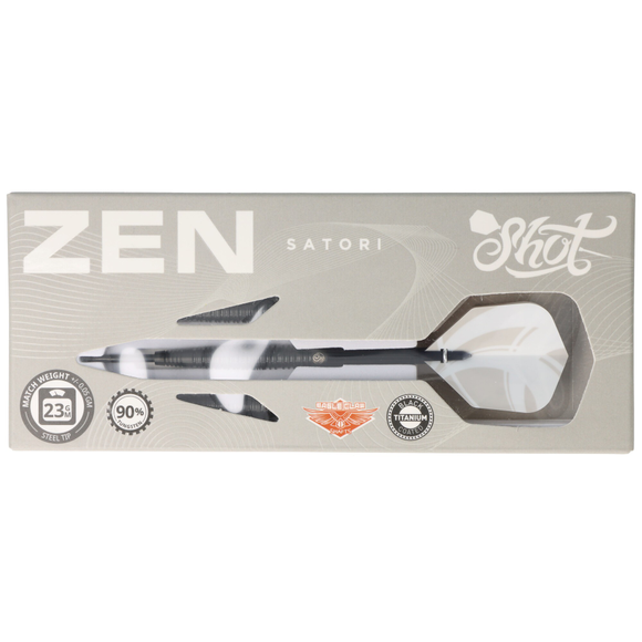 Zen Satori Steeldart schwarz, 90% Tungsten, 24 Gramm, 3 image