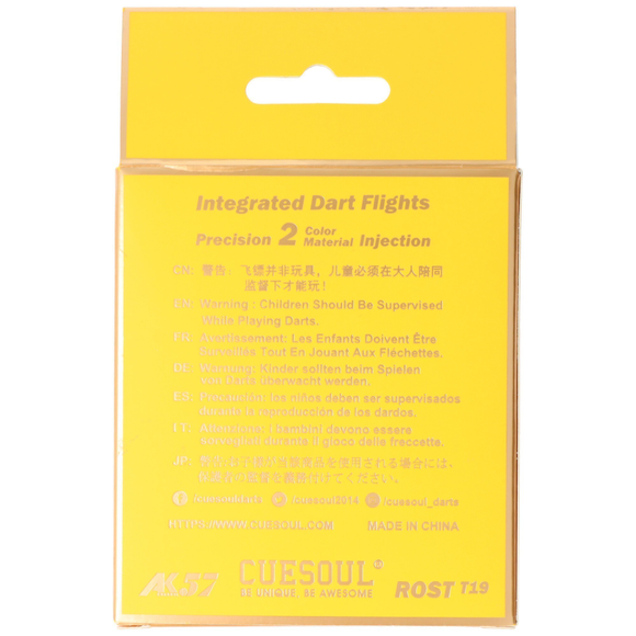 Cuesoul integrierte Dart Flights AK7, Standard M, neon grün, 9 image