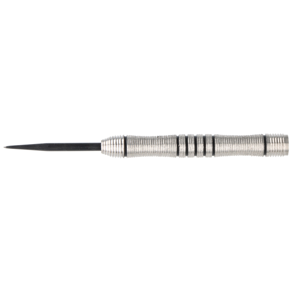 Steeldart Barrel silber schwarz mit 2 Mulden, 90% Tungsten, 26gr, 4 image