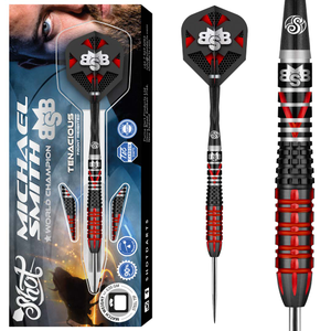 Shot Michael Smith Tenacious 90% Tungsten Steeldarts, Gewicht: 23 Gramm
