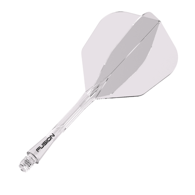 Winmau Fusion Integrated Flight System Small Clear, Länge: Short 22 mm