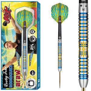 Shot Rowby-John Rodriguez Araw 90% Tungsten Steeldarts, Gewicht: 21 Gramm