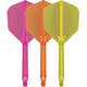​Target K-Flex Neon Flights – No2, Shaft Länge: Short, Farbe: Orange