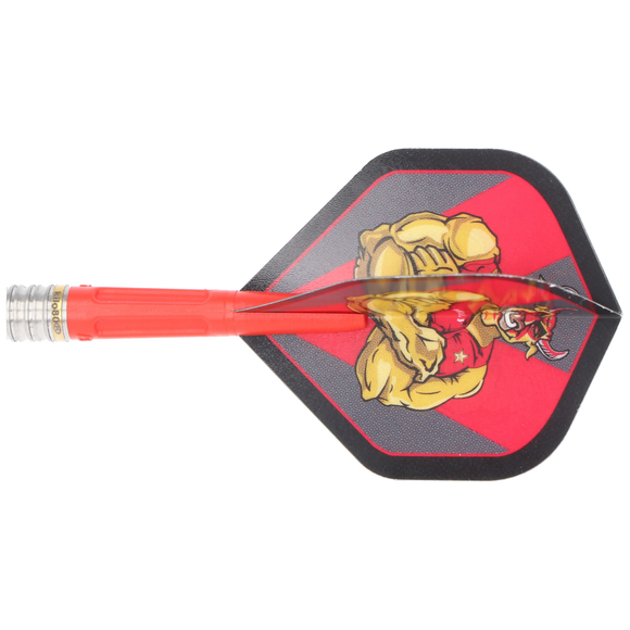 Michael Smith Bully Boy Red, Dartflight, No.2, 3 Stück, 9 image